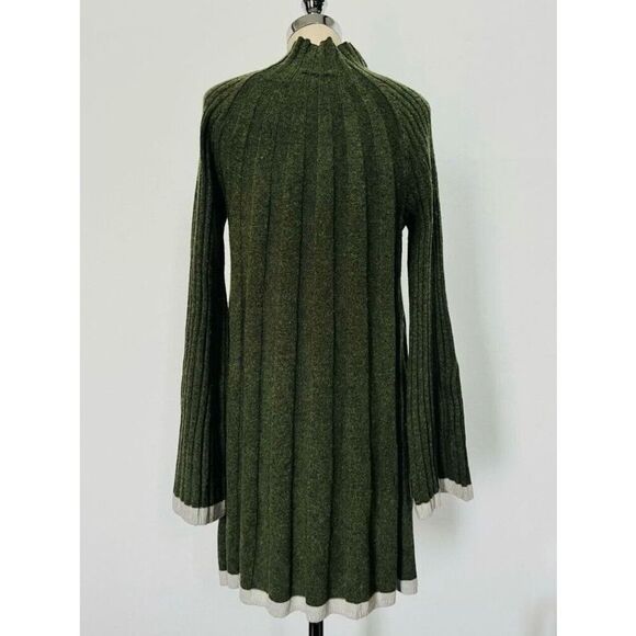 Anthropologie Womens Petite Small Arseneau Bell Sleeve Sweater Dress - Picture 6 of 7